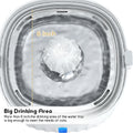 Cat Water Fountain with Stainless Steel Tray & 6-Level Filtration-My Little Pet
