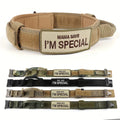 Heavy Duty Tactical Dog Collar with Handle – Military K9 Collar for Medium and Large Dogs - My Little Pet