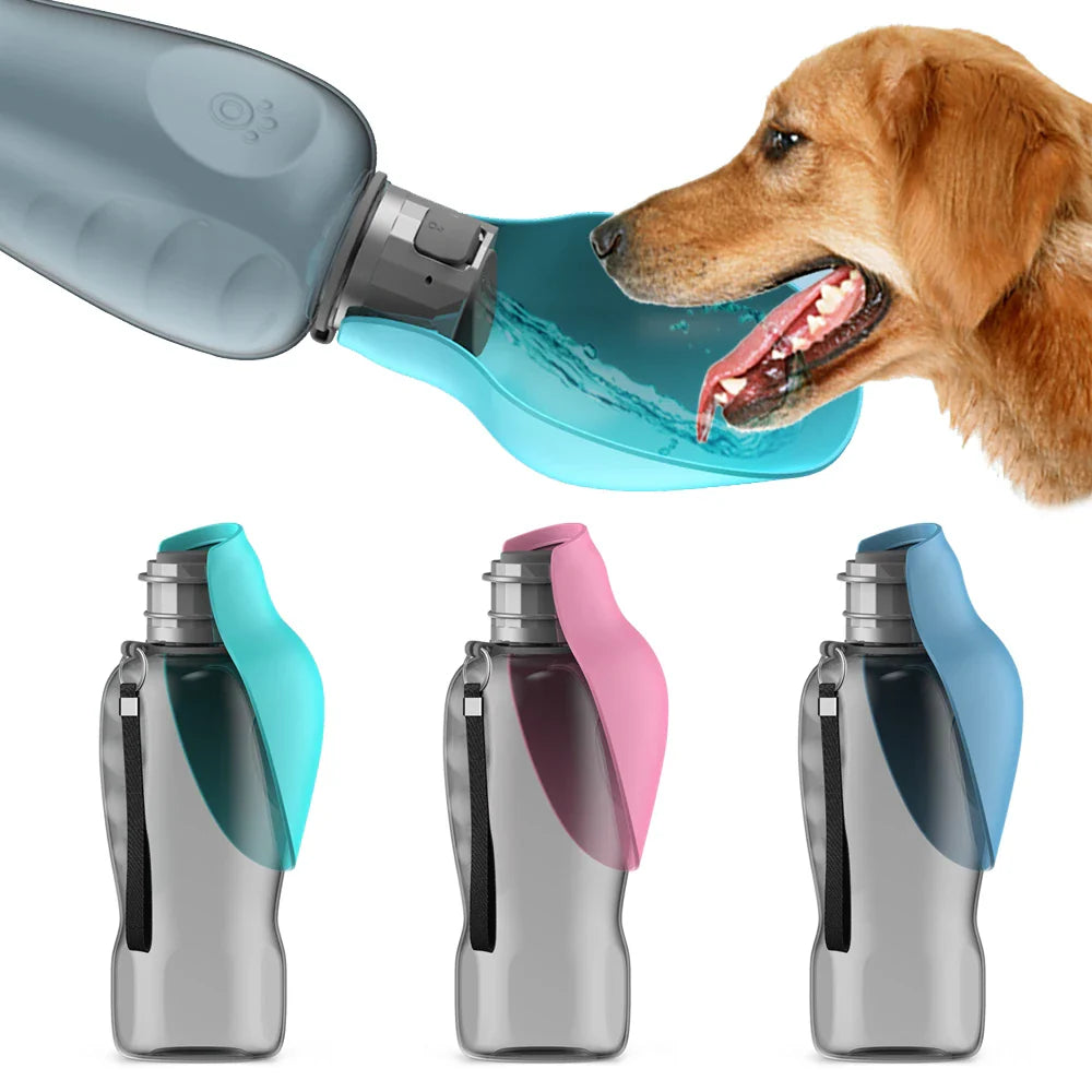 800ml Portable Water Bottle for Large Dogs - Ideal for Outdoor Activities-My Little Pet