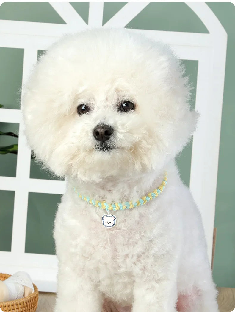 Adjustable Cat Collar with Cute Bear Pendant-My Little Pet