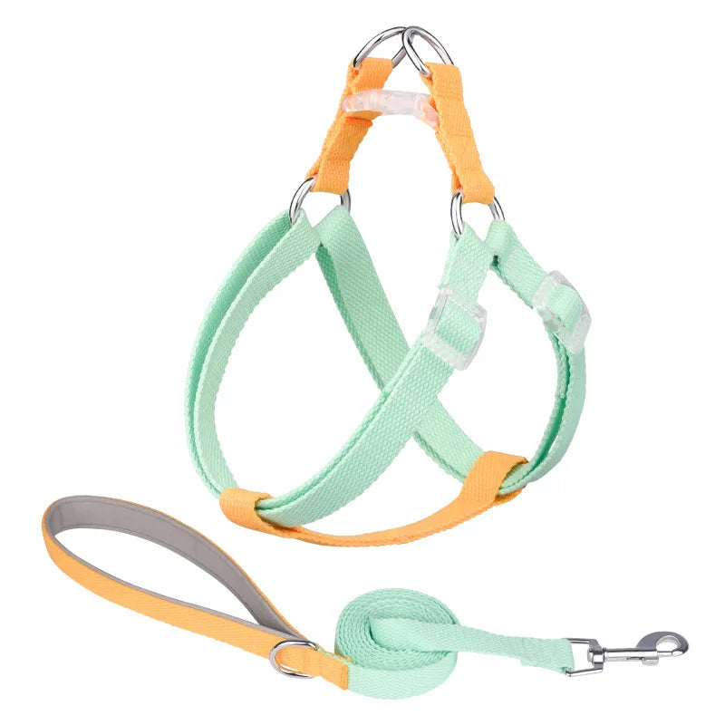 Adjustable Dog Harness and Leash Set for All Breeds-My Little Pet