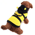 Cute Bee-Themed Fleece Hoodie for Pets-My Little Pet