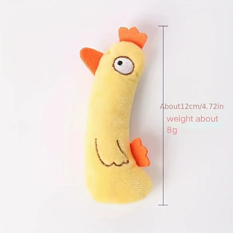 Cute Plush Catnip Toys for Cats - Interactive and Fun Chewable Pillows for Kittens and Dogs-My Little Pet