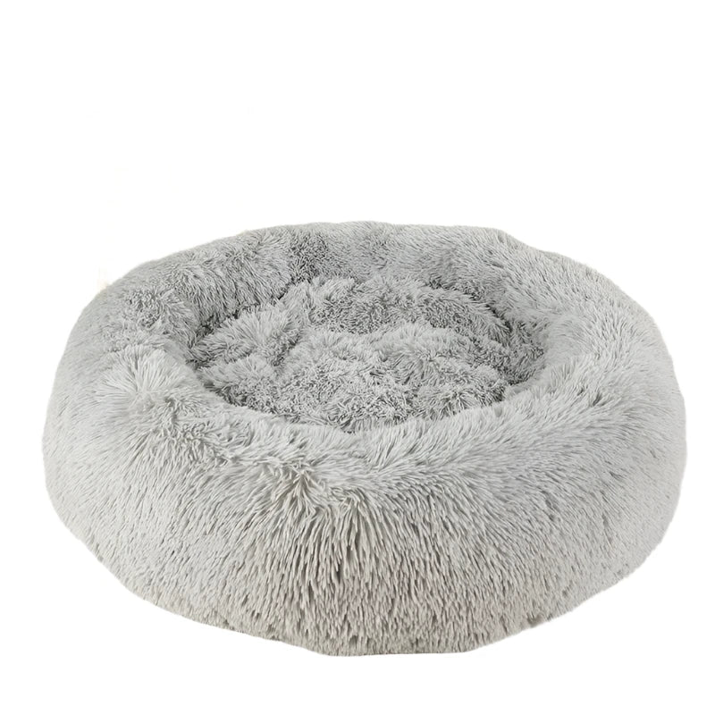 Cozy Donut Bed for Cats and Dogs – Soft and Warm Winter Cushion Sofa for Pets-My Little Pet