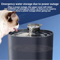 USB Electric Cat Water Fountain with Cat Ear Design and Quiet Pump-My Little Pet