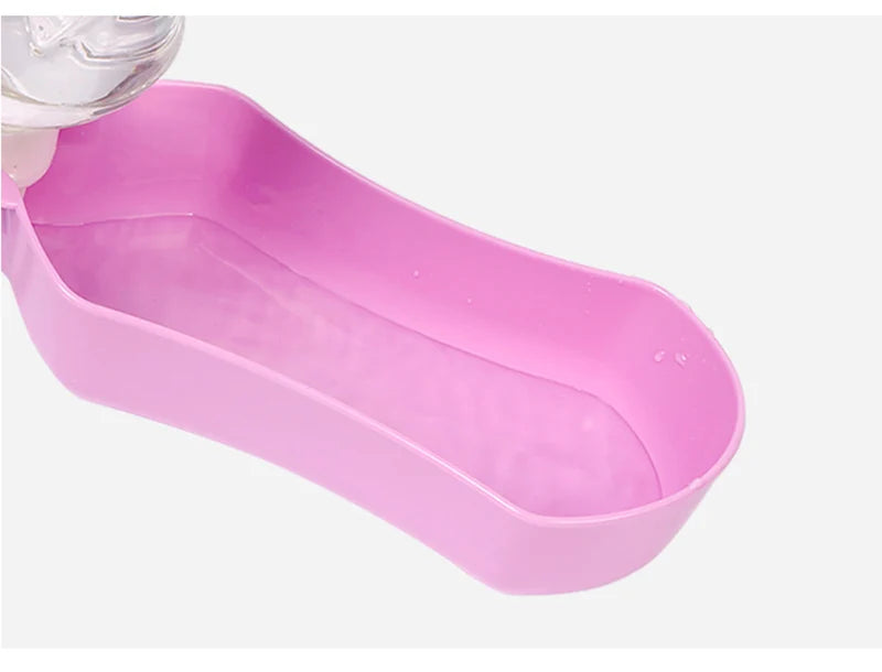 Foldable Pet Water Bottle with Drinking Bowl, Suitable for Dogs and Cats, Available in 280ml or 518ml-My Little Pet